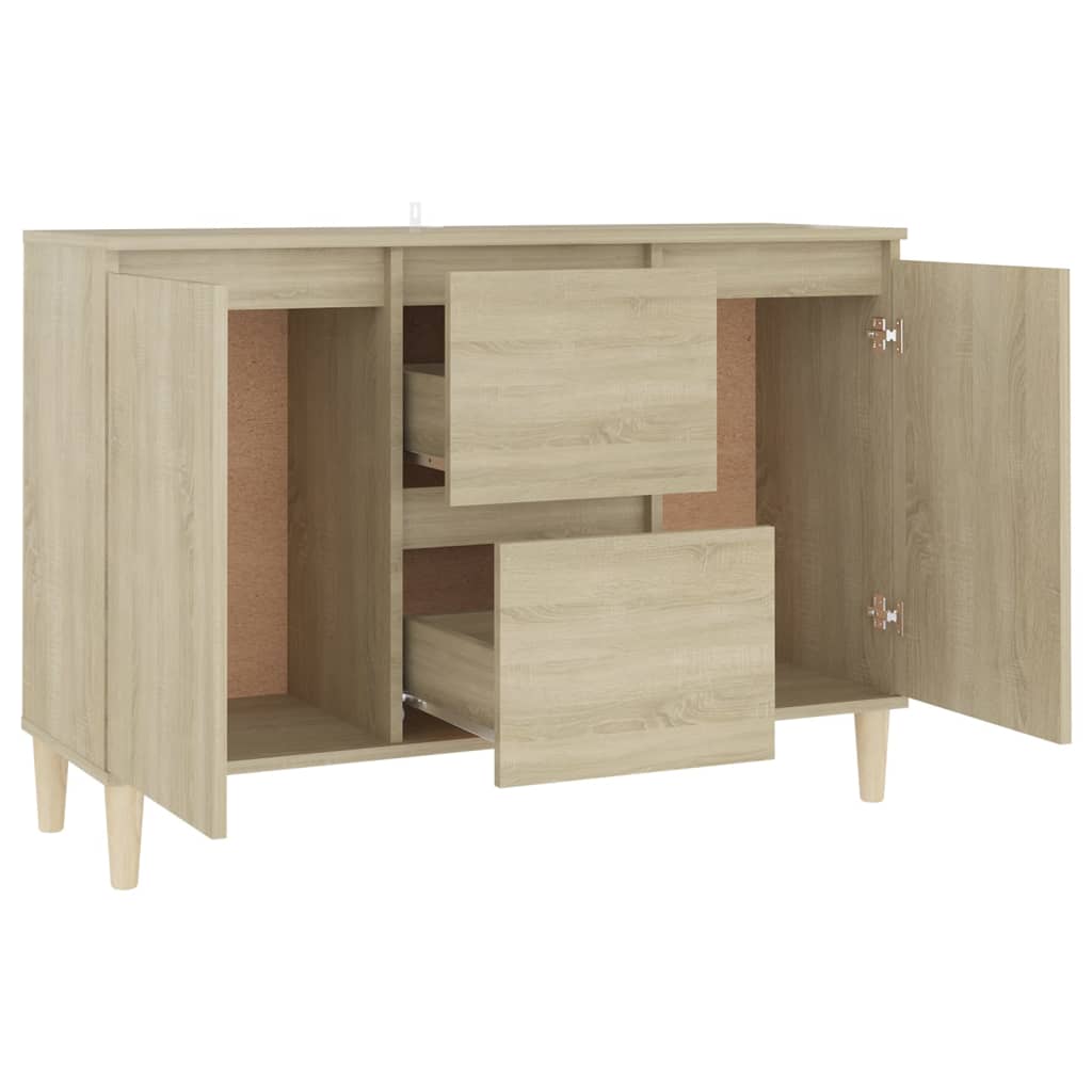 Sideboard Sonoma Oak 101x35x70 cm Engineered Wood