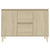 Sideboard Sonoma Oak 101x35x70 cm Engineered Wood