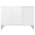 Sideboard High Gloss White 101x35x70 cm Engineered Wood