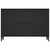 Sideboard Black 104x35x70 cm Engineered Wood