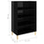 Sideboard High Gloss Black 57x35x90 cm Engineered Wood