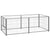 Dog Kennel Silver 200x100x70 cm Steel