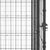 Outdoor Dog Kennel Steel 110x220x180 cm