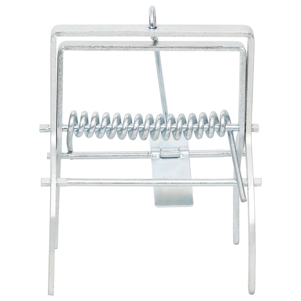 Mole Traps 4 pcs Silver Galvanised Steel