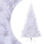 Artificial Half Christmas Tree with Stand White 210 cm PVC
