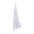Artificial Half Christmas Tree with Stand White 210 cm PVC