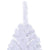 Artificial Half Christmas Tree with Stand White 210 cm PVC