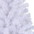 Artificial Half Christmas Tree with Stand White 210 cm PVC