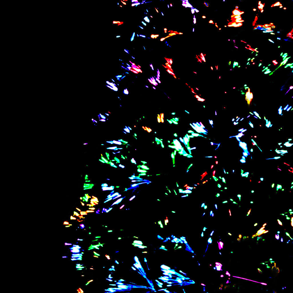 Artificial Christmas Tree with Stand Green 210 cm Fibre Optic