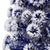 Artificial Pre-lit Christmas Tree White&Blue 210 cm Fibre Optic