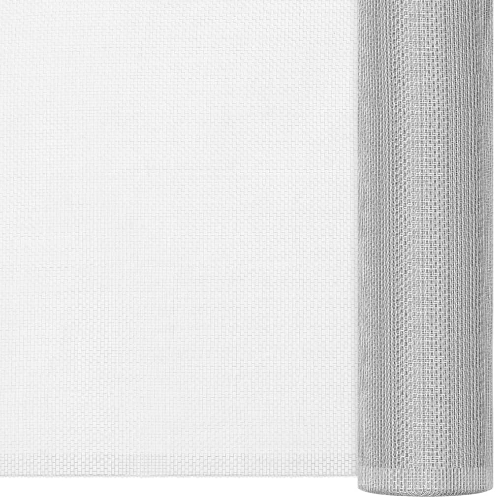 Mesh Screen Aluminium 100x2000 cm Silver