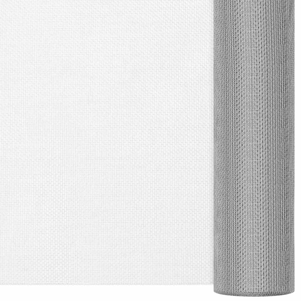 Mesh Screen Stainless Steel 60x1000 cm Silver