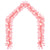 Christmas Garland with LED Lights 10 m Pink