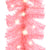 Christmas Garland with LED Lights 10 m Pink