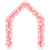 Christmas Garland with LED Lights 20 m Pink