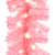 Christmas Garland with LED Lights 20 m Pink