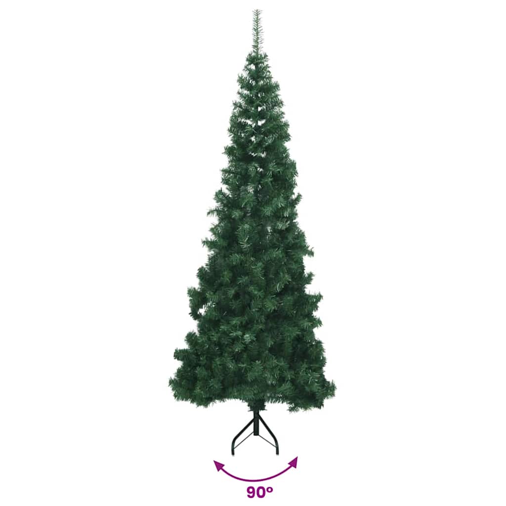 Corner Artificial Christmas Tree Green 180 cm PVC