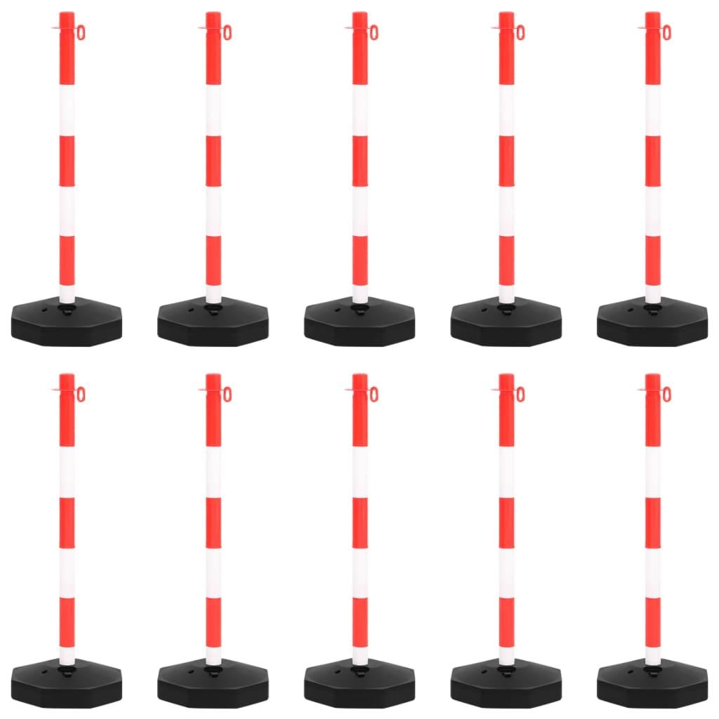 Chain Post Set with 10 m Plastic Chain