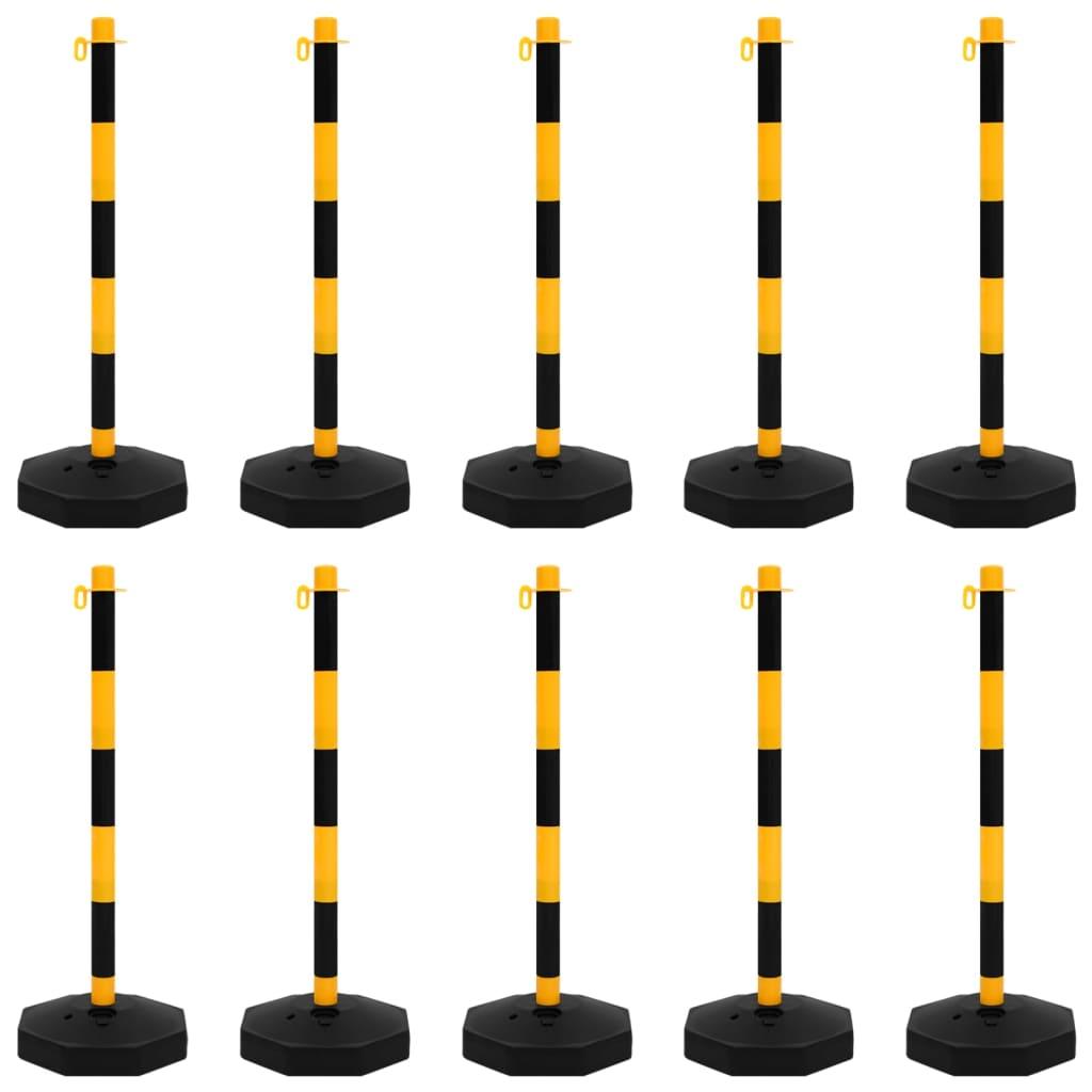 Chain Post Set with 10 m Plastic Chain