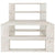 7 Piece Garden Pallet Lounge Set Wood White