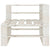 6 Piece Garden Pallet Lounge Set Wood White
