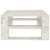 6 Piece Garden Pallet Lounge Set Wood White