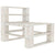 6 Piece Garden Pallet Lounge Set Wood White