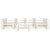 7 Piece Garden Pallet Lounge Set Wood White