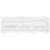 Garden 3-Seater Pallet Sofa Wood White