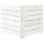 Garden 3-Seater Pallet Sofa Wood White