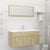 Bathroom Furniture Set Sonoma Oak Engineered Wood