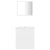 Bathroom Furniture Set White Engineered Wood