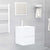 Bathroom Furniture Set White Engineered Wood