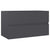 Bathroom Furniture Set Grey Engineered Wood