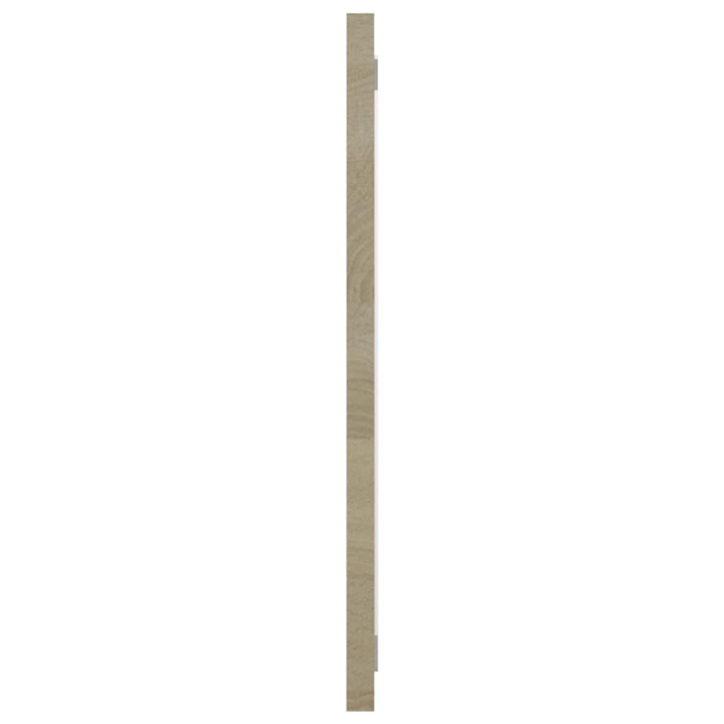 Bathroom Furniture Set White and Sonoma Oak Engineered Wood