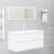 Bathroom Furniture Set White Engineered Wood