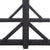 3 Piece Garden Dining Set Black