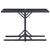 3 Piece Garden Dining Set Black