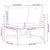 Corner Sofa with Dark Grey Cushions Solid Acacia Wood