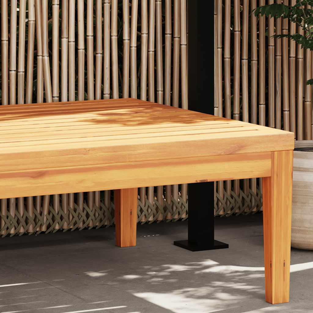Garden Table 64x64x29 cm Solid Acacia Wood