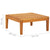 Garden Table 64x64x29 cm Solid Acacia Wood