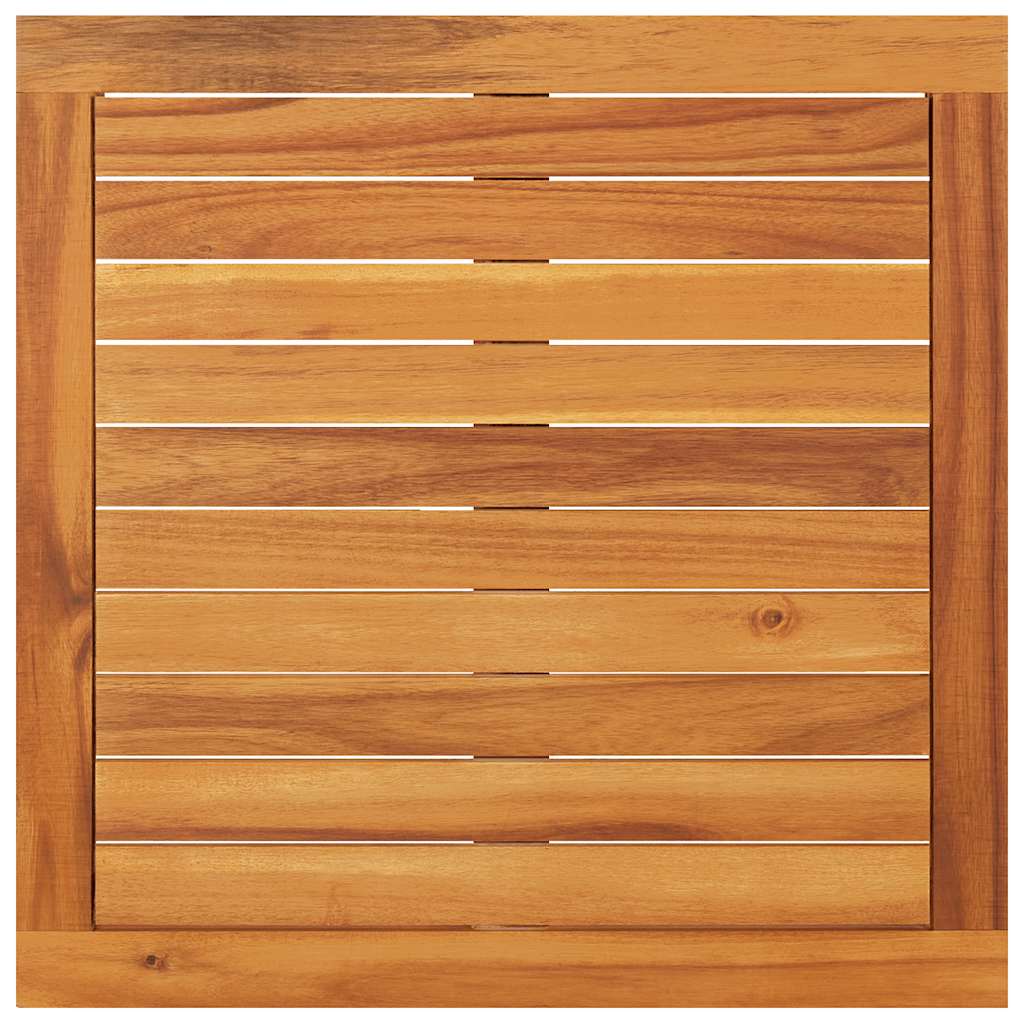 Garden Table 64x64x29 cm Solid Acacia Wood