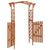 Pergola with Gate 116x40x204 cm Solid Firwood