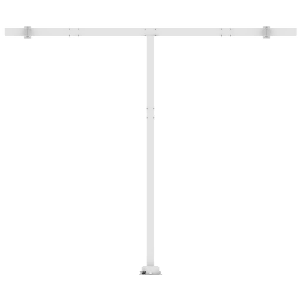 Freestanding Manual Retractable Awning 300x250 cm Blue/White