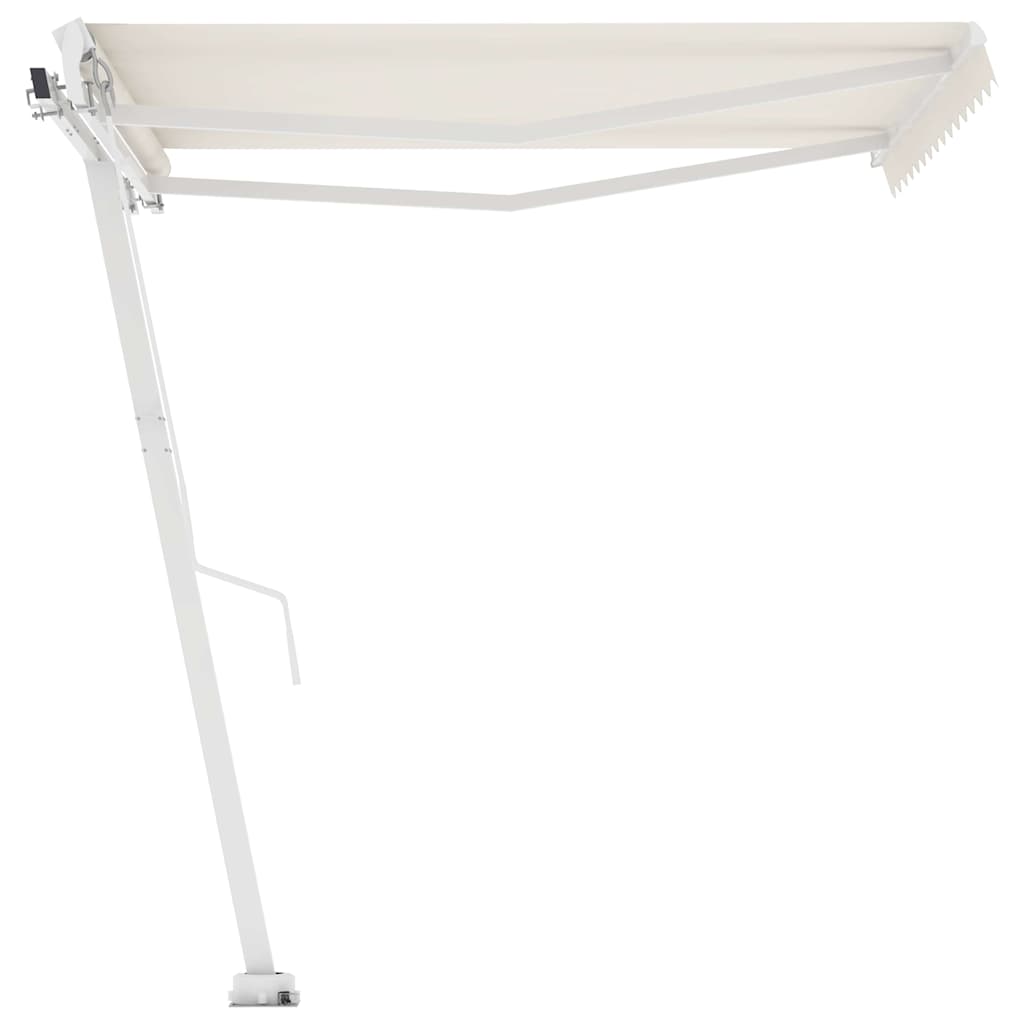 Manual Awning 3 x 2.5 m Cream 100% Polyester