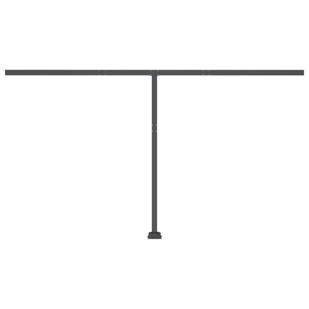 Freestanding Manual Retractable Awning 400x300 cm Cream