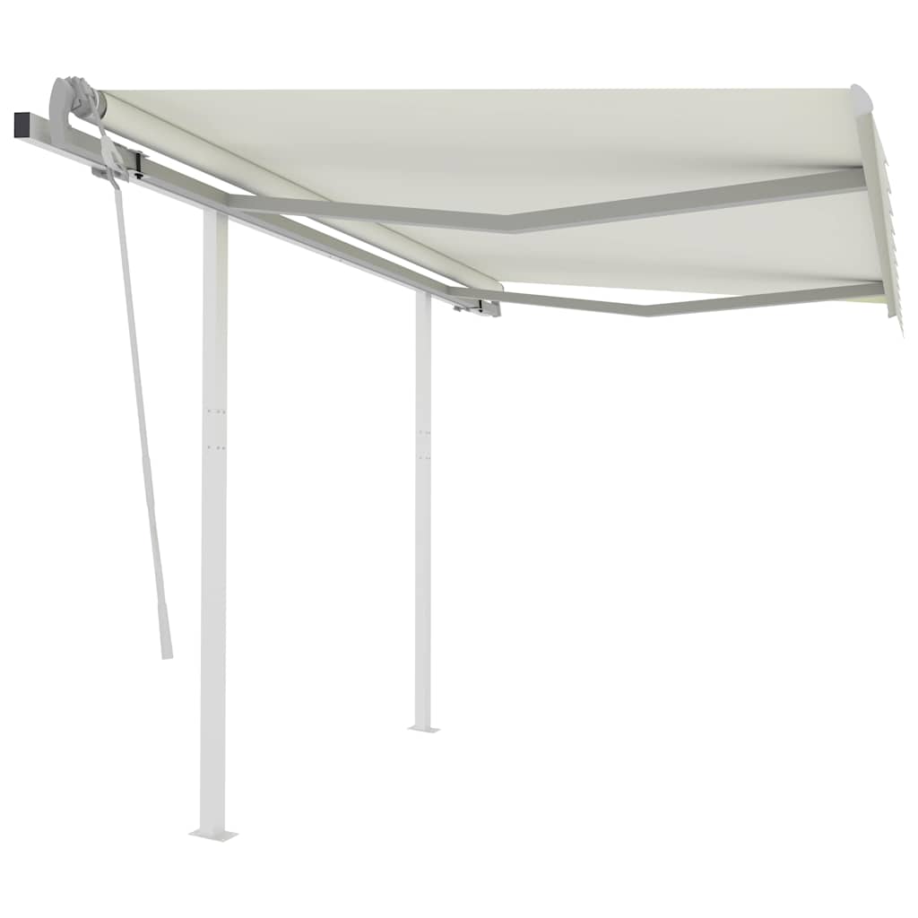 Manual Awning 3 x 2.5 m Cream 100% Polyester