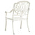 3 Piece Bistro Set Cast Aluminium White