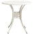 3 Piece Bistro Set Cast Aluminium White