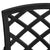 5 Piece Bistro Set Cast Aluminium Black